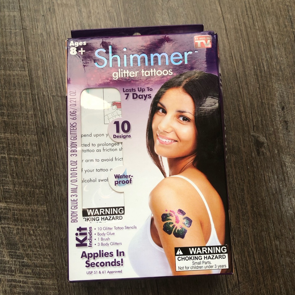 Shimmer Glitter Tattoos